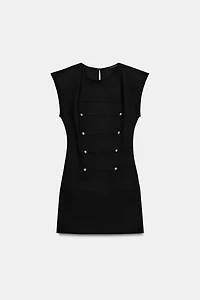 SHORT FROG FASTENING DRESS