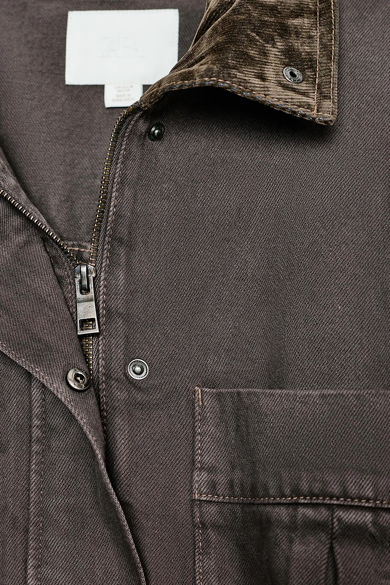 CORDUROY COLLAR JACKET