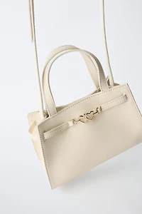 METALLIC DETAIL CROSSBODY BAG