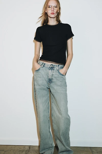 COMBINED TULLE T-SHIRT