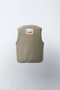 SNOOPY PEANUTS™ SHEARLING VEST
