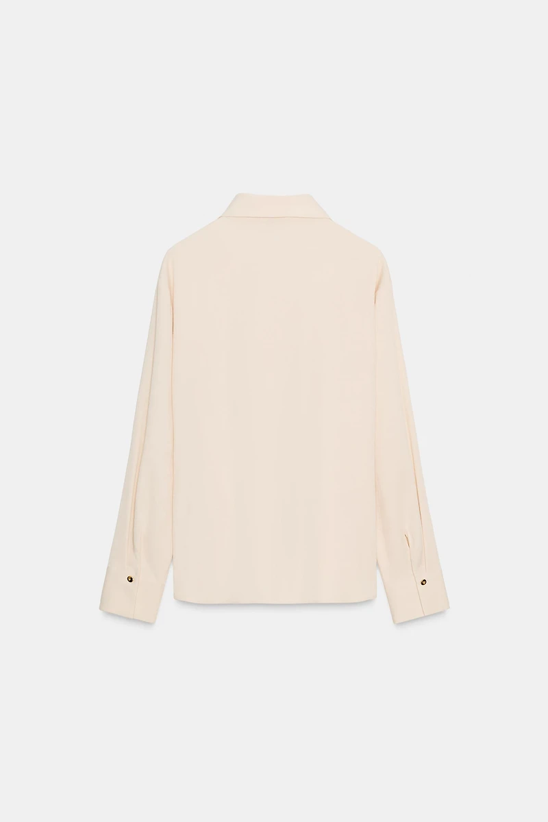 KNOTTED WAIST SHIRT