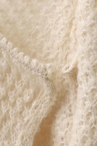 LONG WOOL BLEND KNIT BODYSUIT