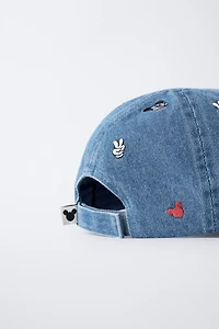 MICKEY MOUSE © DISNEY EMBROIDERED DENIM CAP