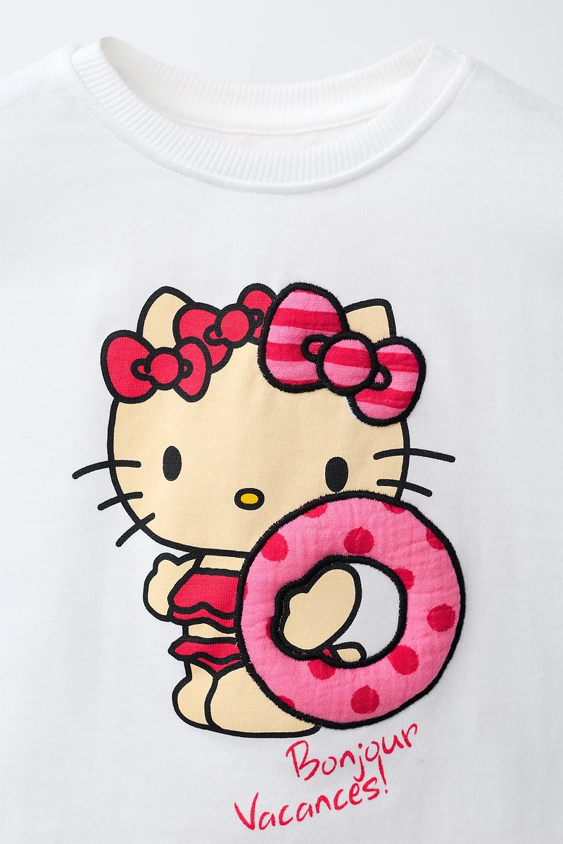 T-SHIRT FLOTTEUR HELLO KITTY © SANRIO