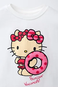 T-SHIRT FLOTTEUR HELLO KITTY © SANRIO