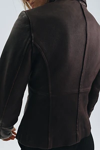 ZW COLLECTION LIMITED EDITION LEATHER TAILORED BLAZER