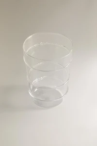 BOROSILICATE TUMBLER WITH LINES