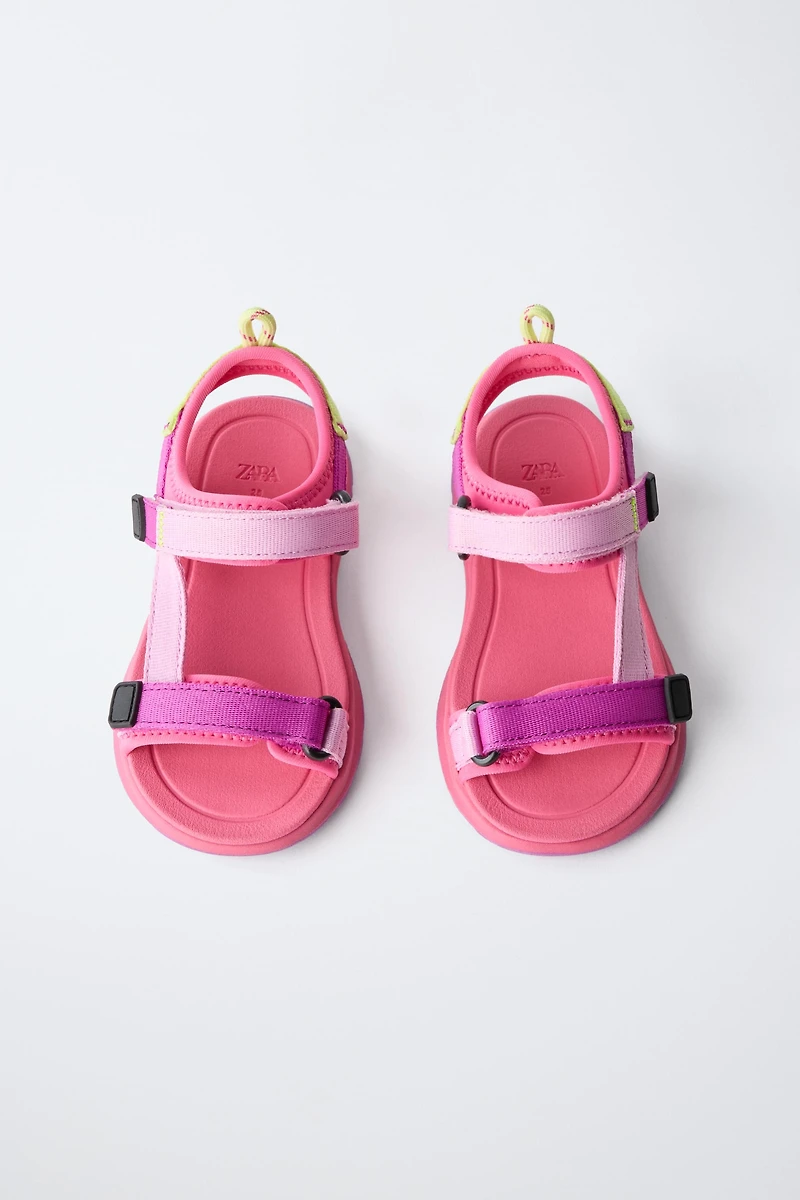 MULTICOLOR TECHNICAL SANDALS