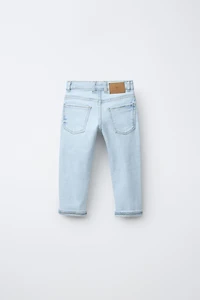 RIPPED STRAIGHT COMFORT JEANS