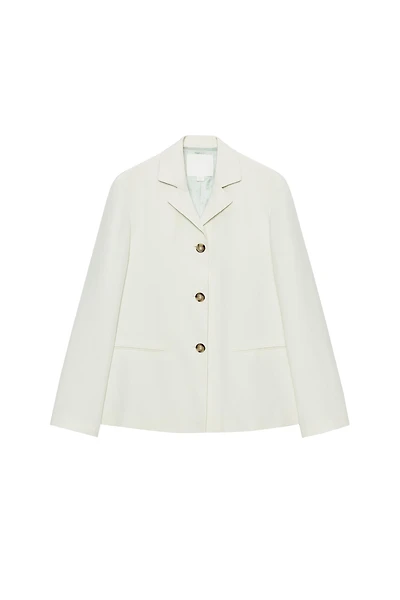 ZW COLLECTION STRAIGHT LINEN BLAZER