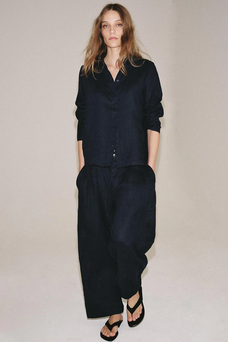 100% LINEN SHIRT ZW COLLECTION