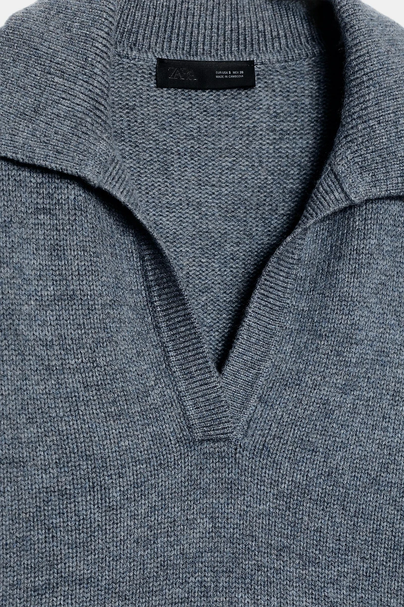 WOOL AND CASHMERE JUMPER