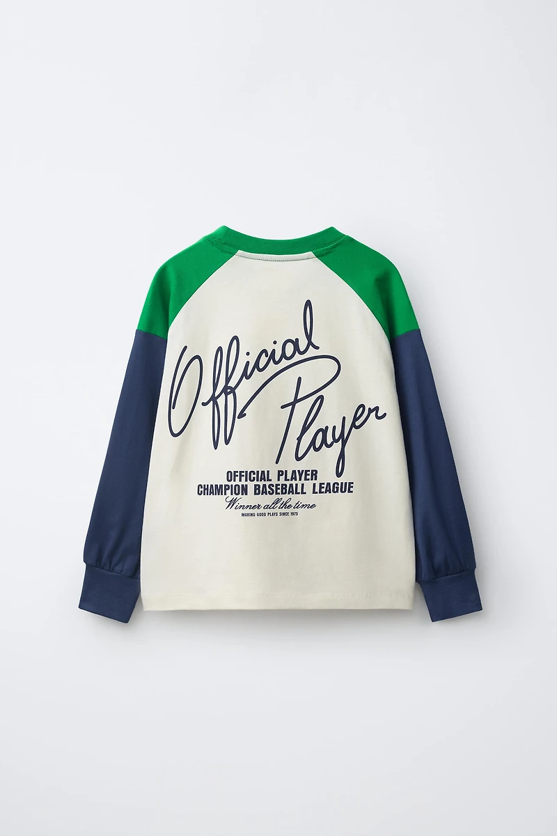 COLOR BLOCK GRAPHIC T-SHIRT