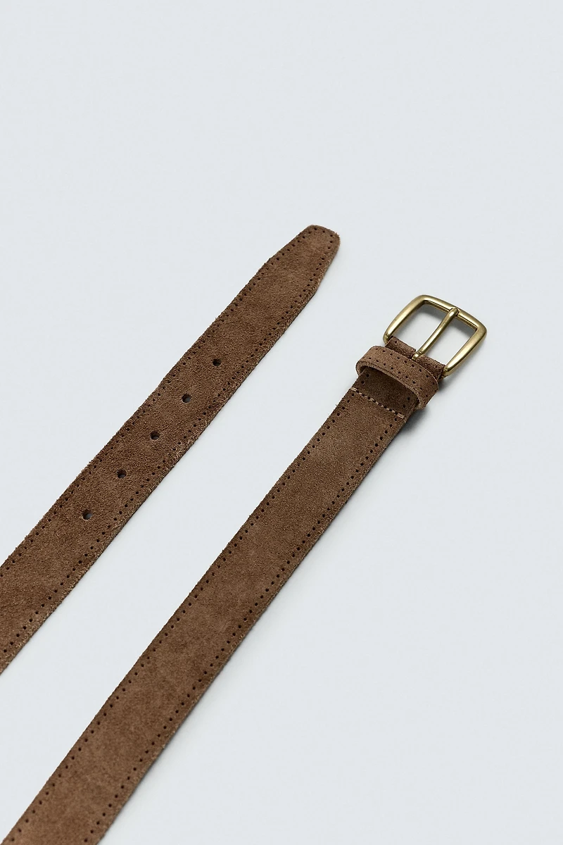 SPLIT LEATHER BELT
