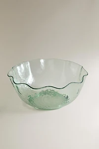 HAMMERED ACRYLIC SALAD BOWL