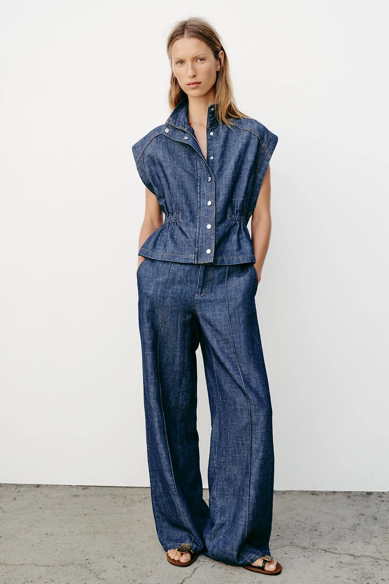 PANTALON DROIT EN LIN