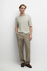 Polo en maille regular fit coton