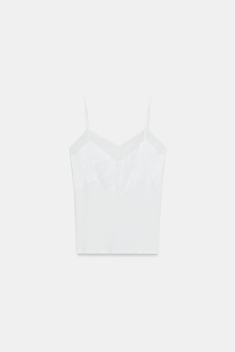 LACE RIB TOP