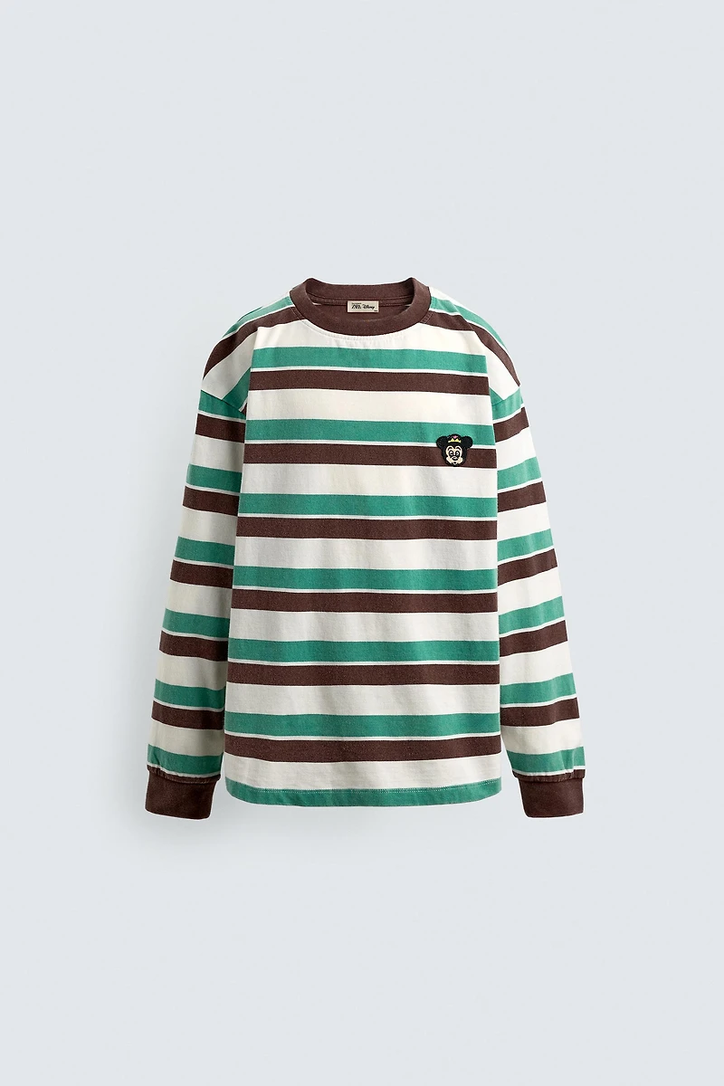 AGES 7-14 / STRIPED T-SHIRT WITH HARRY LAMBERT FOR ZARA X DISNEY PATCH