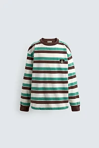 AGES 7-14 / STRIPED T-SHIRT WITH HARRY LAMBERT FOR ZARA X DISNEY PATCH