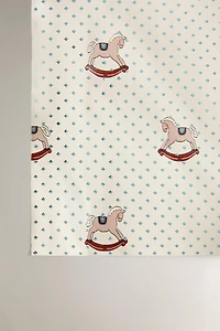 CHRISTMAS WRAPPING PAPER SEAHORSE CHRISTMAS