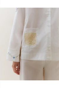CHEMISE BRODÉE CROCHET