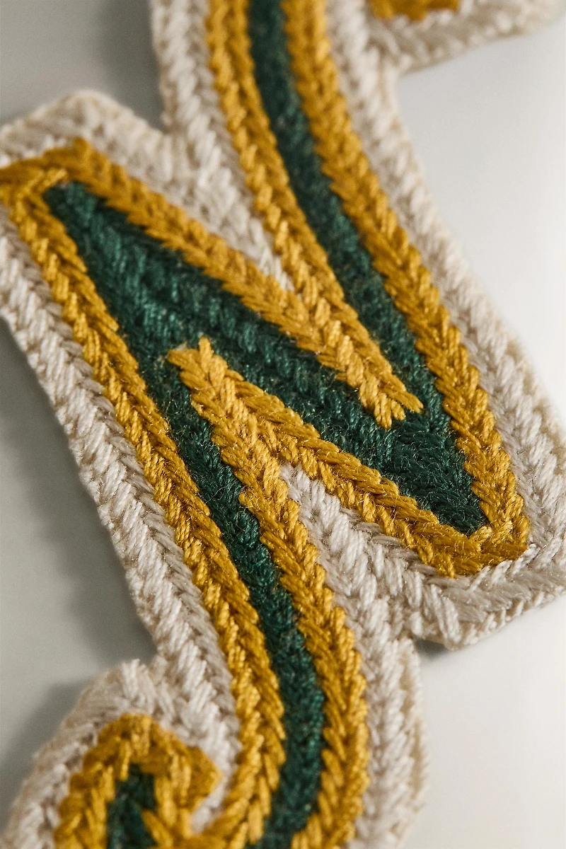 COTTON LETTER N PATCH