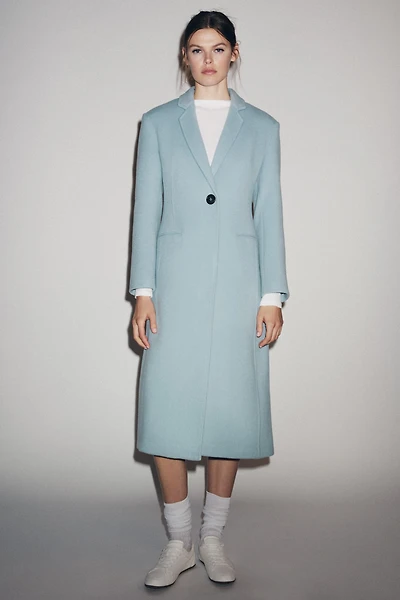 FITTED WOOL BLEND COAT ZW COLLECTION
