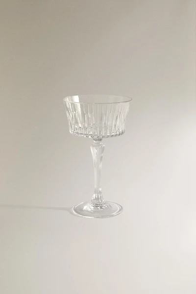 COUPE À CAVA CRISTALLIN EN RELIEF