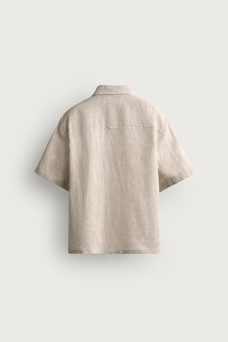 CHEMISE RELAXED FIT 100% LIN