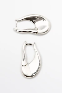 Boucles d’oreilles créoles lignes fluides