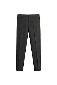 PLAID TEXTURED SUIT PANTS