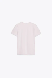 SHORT SLEEVE TEXTURED COTTON T-SHIRT