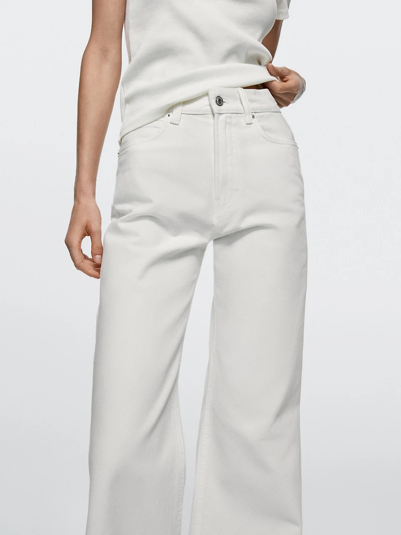 Jean flare taille haute