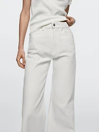 Jean flare taille haute
