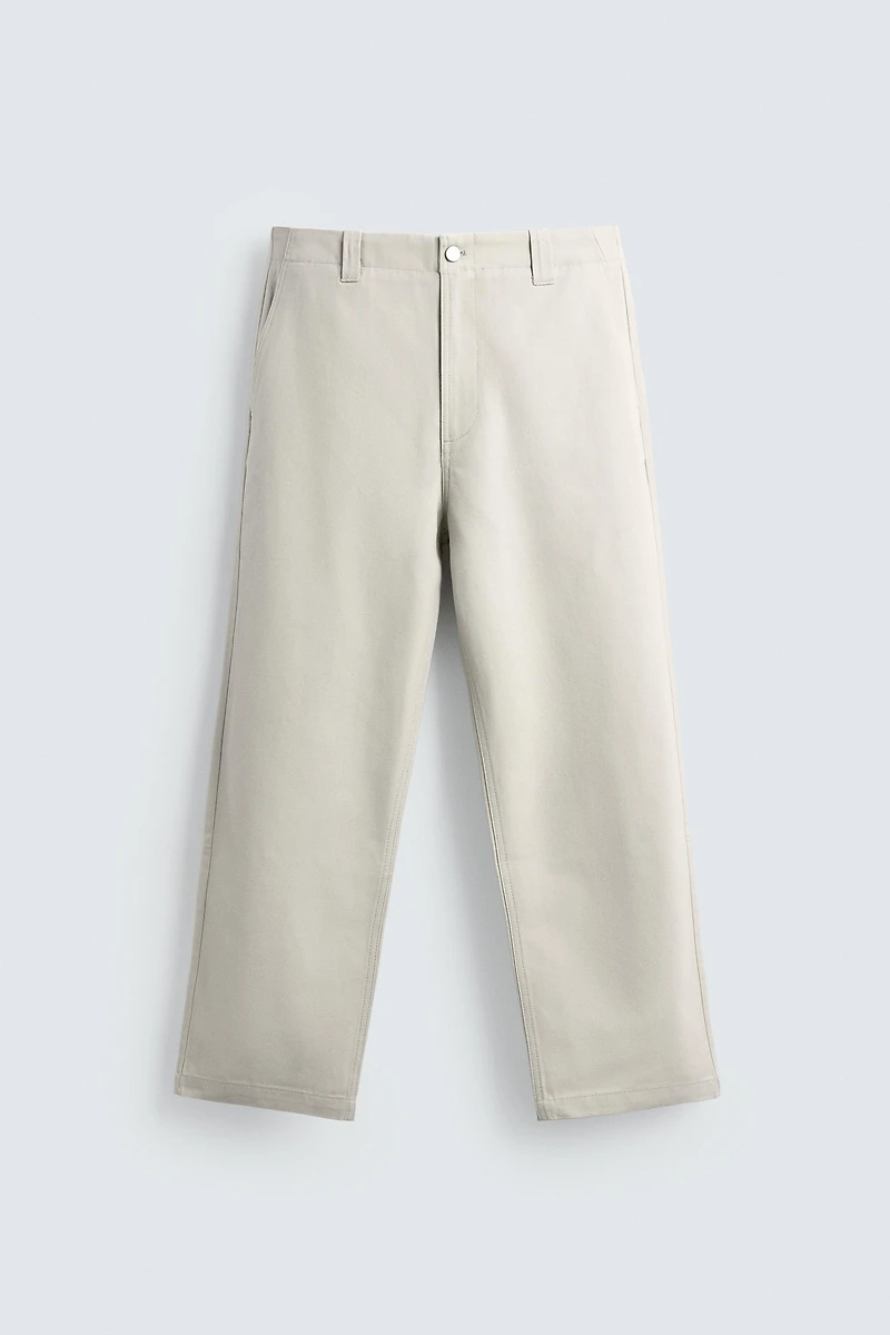 CANVAS TEXTURED PANTS