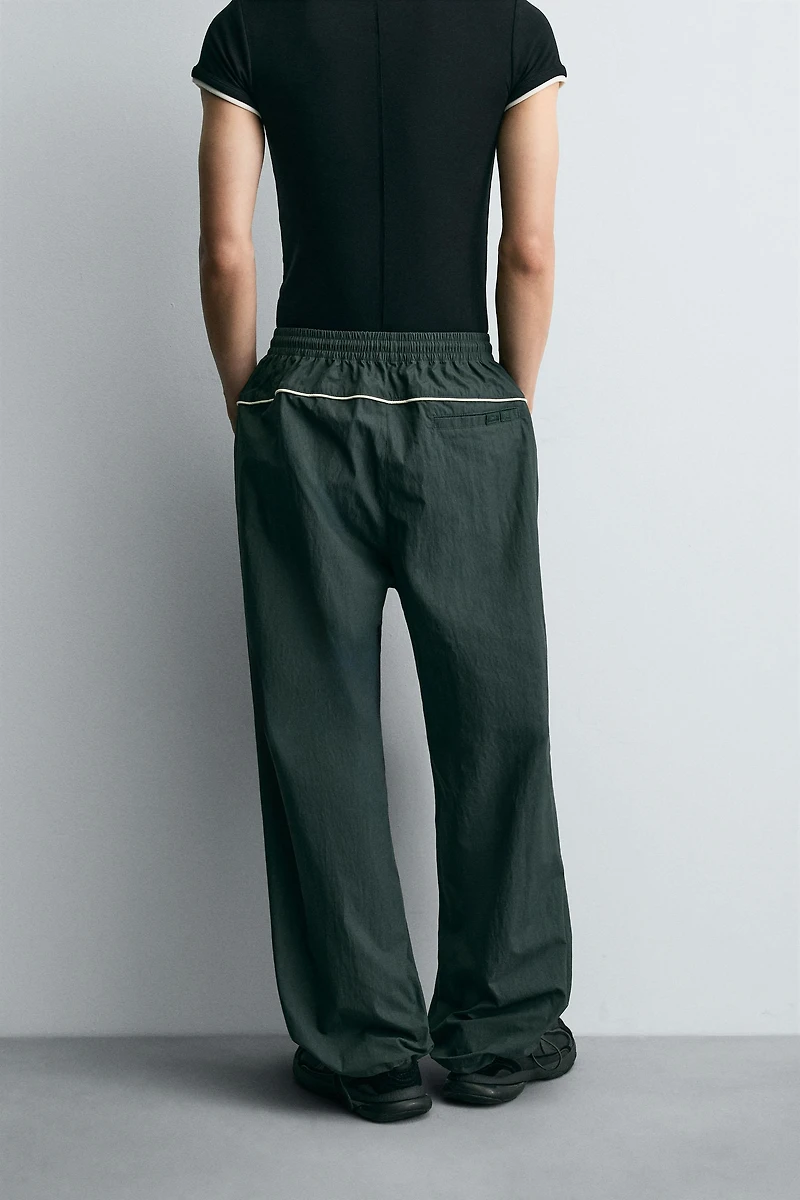 PANTALON JOGGING TECHNIQUE CONTRASTE