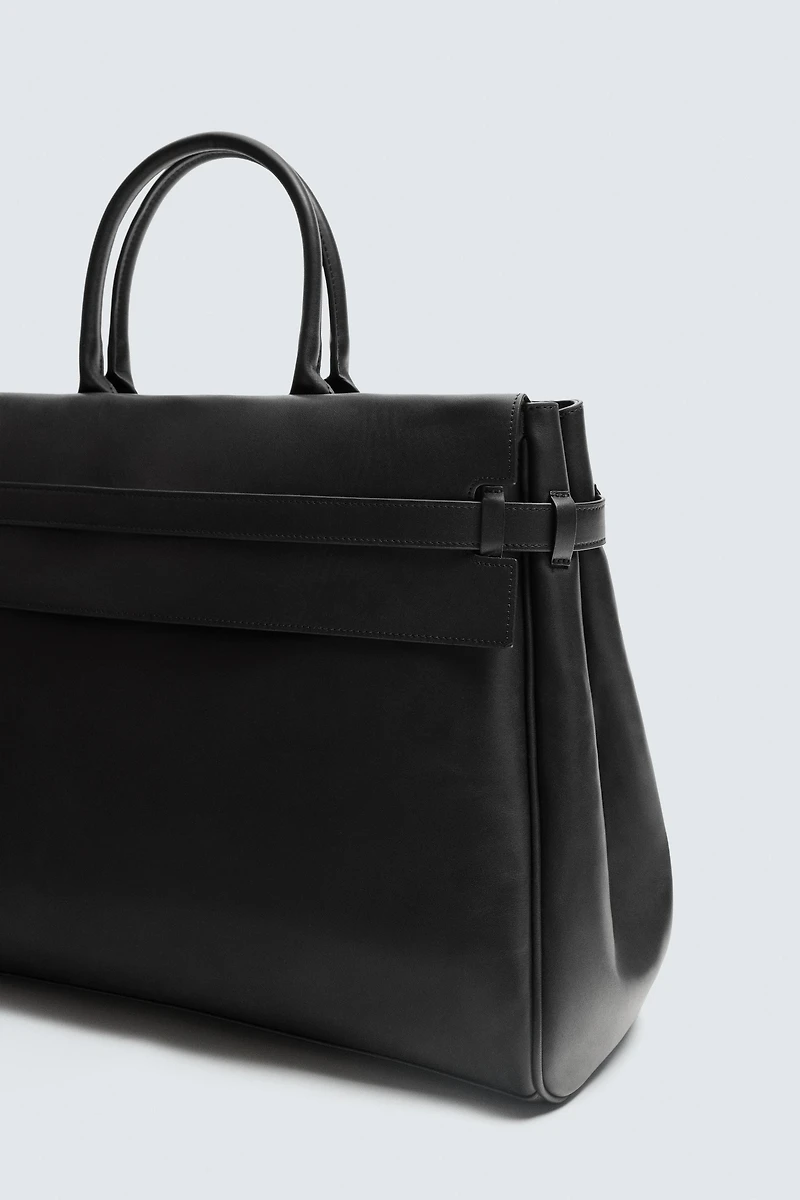 LEATHER HANDBAG