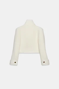 ZW COLLECTION LIMITED EDITION CONTRASTING CROPPED JACKET