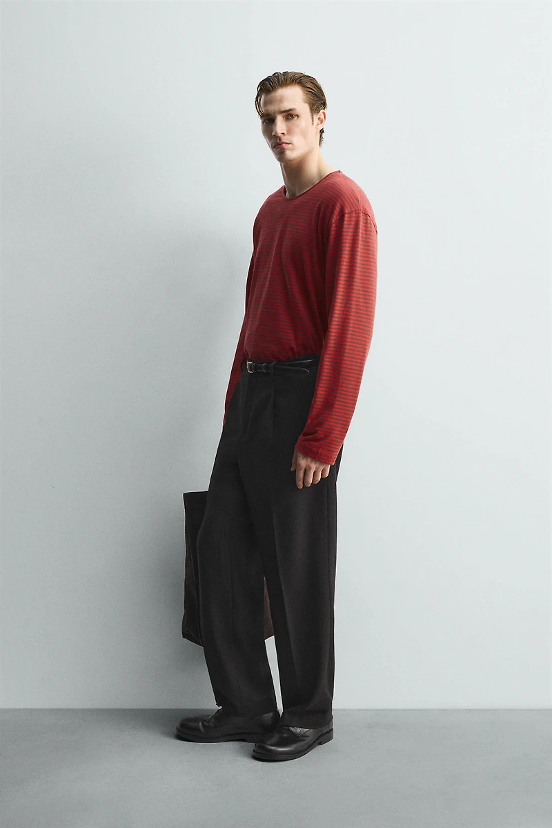 T-SHIRT JACQUARD À RAYURES ÉDITION LIMITÉE