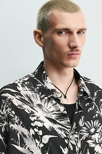 FLORAL PRINT RELAXED FIT SHIRT