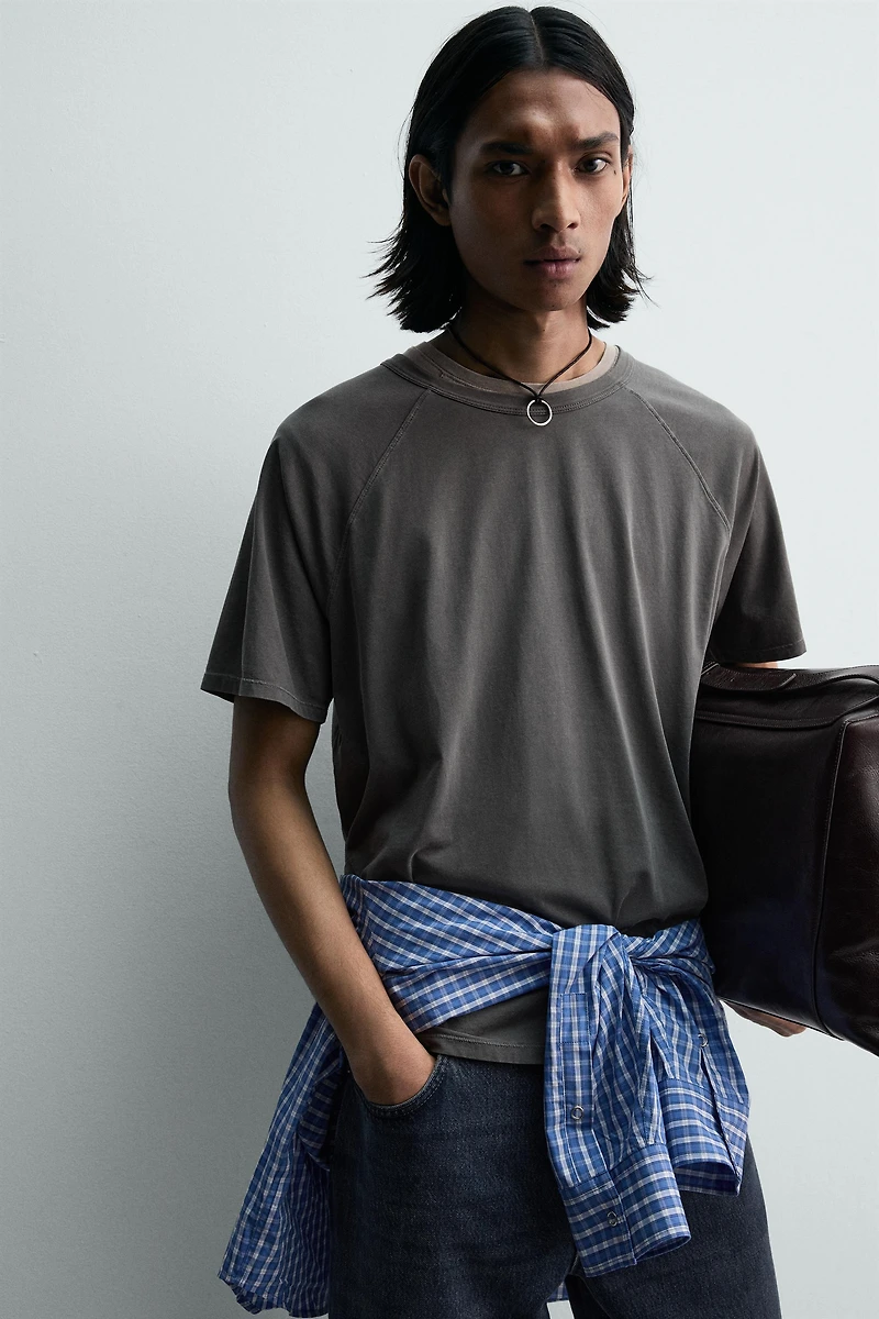 T-SHIRT RAGLAN LÉGER