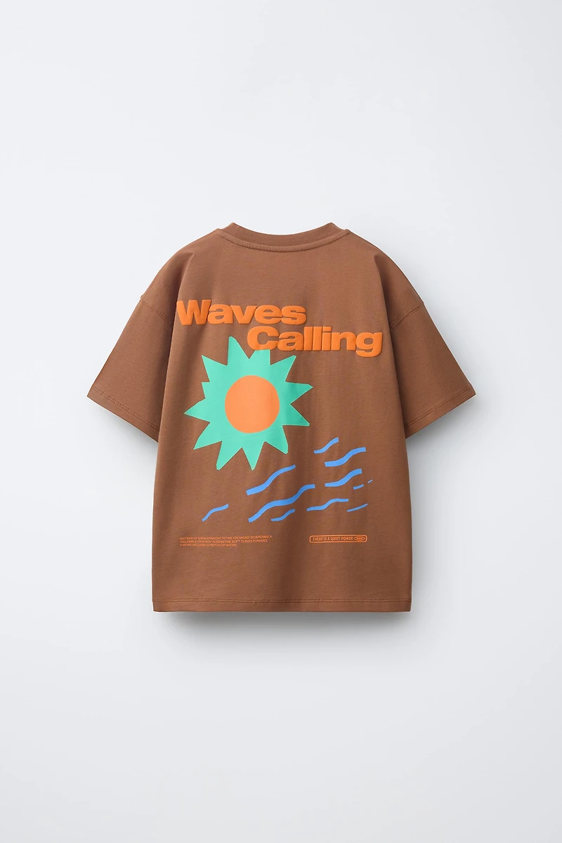 RAISED PRINT T-SHIRT