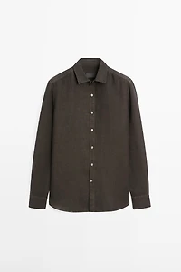 100% linen regular fit shirt