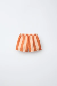 1-6 YEARS / STRIPED SWIM SHORTS
