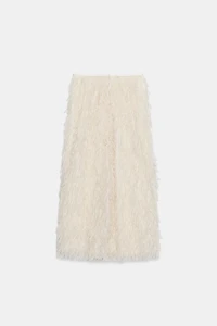 JUPE À PLUMES ZW COLLECTION ÉDITION LIMITÉE