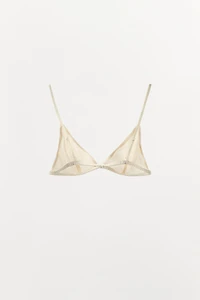 BASIC LINEN BRA