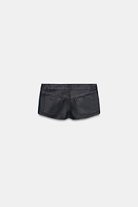 SHORTS MINI DENIM TRF TAILLE BASSE