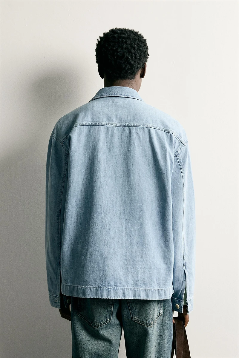 BOXY FIT DENIM SHIRT
